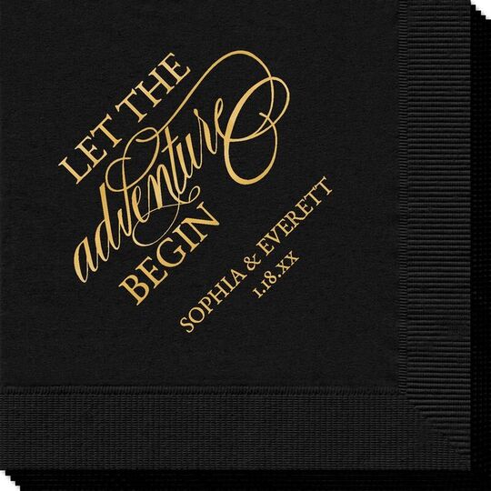 Let the Adventure Begin Napkins